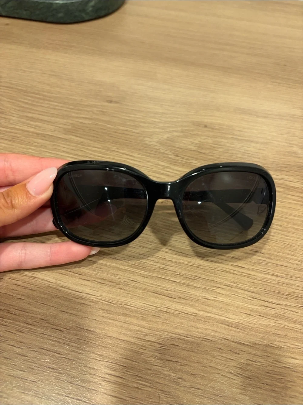 Chanel 5286 Black Oversized Polarized Sunglasses – Made in Italy